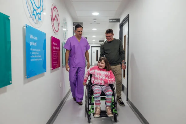 dental patient on wheel chair
