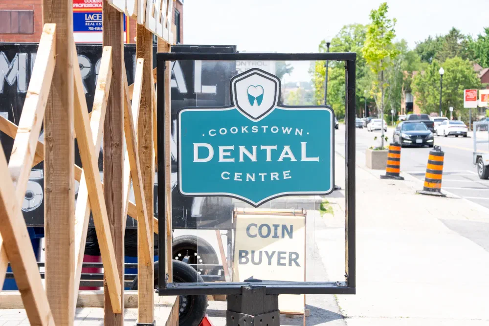 Cookstown Dental Centre roadside sign on Queen Street